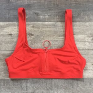 Red Wide Strap Scoop Bikini H&M